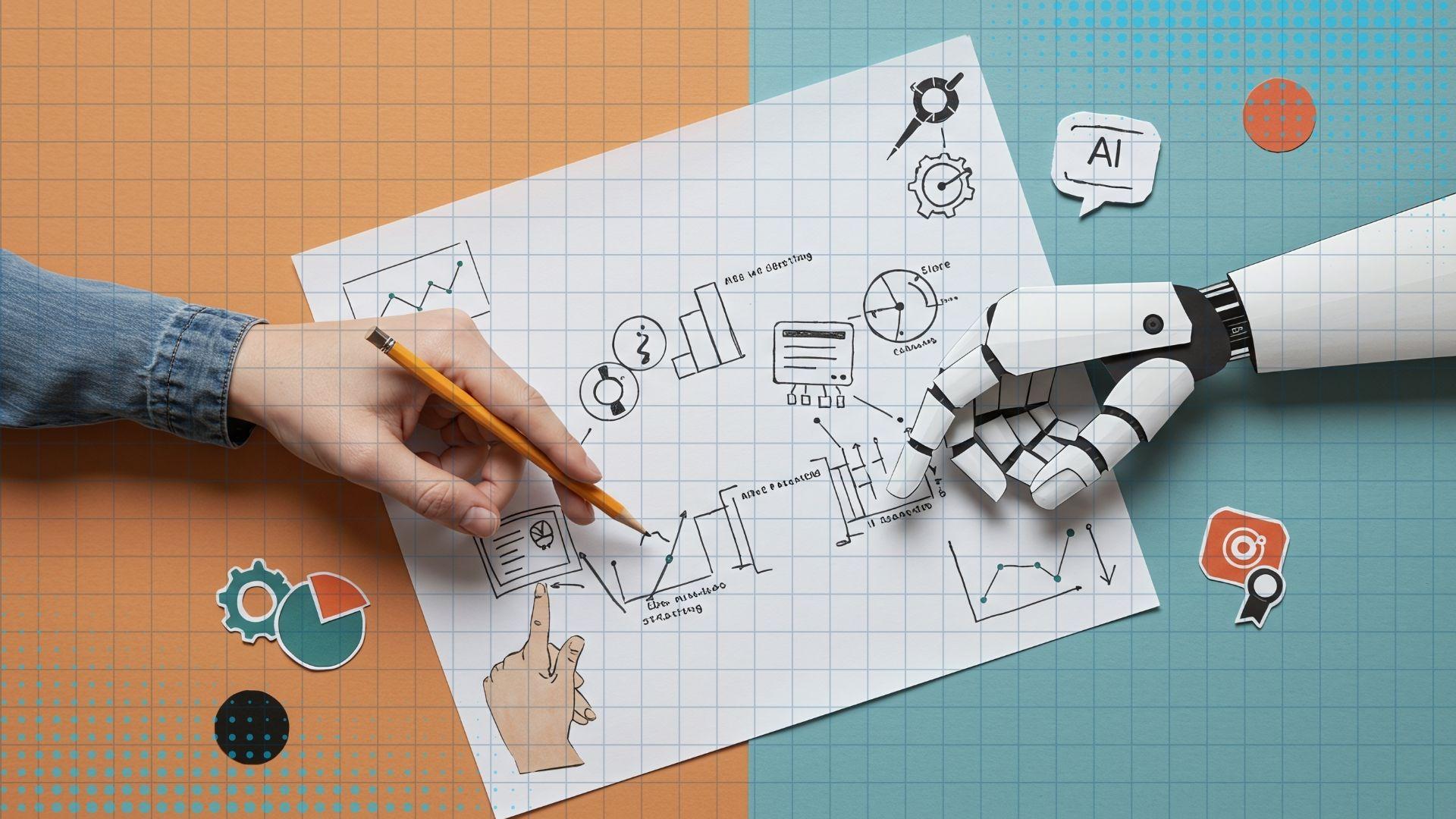 Team collaborating on publishing platform